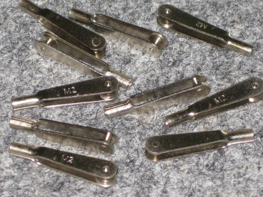 M2 Gabelkopf aus Federstahl 1VE=10 Stück extron X0251