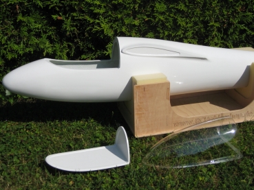 Preview: Ka-6E GfK-Rumpf, GfK-Rahmen u. Kabinenhaube  (Spw.3,57m)