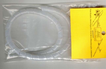 Kabelschlauch zum Schutz von Servokabeln, transparent