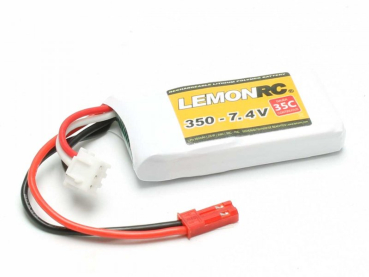 2S Lipo Akku LemonRC 7,4V 350mAh 35C JST/BEC Stecker XH Balancer Pichler 15766