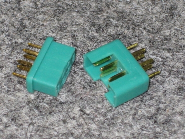 1 Paar MPX Stecker und Buchse