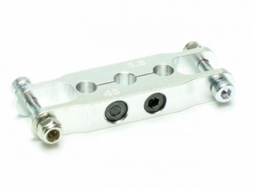 Alumitnehmer für Klappluftscharuben 45mm für 5mm Welle