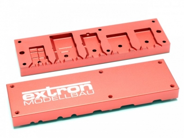 ALU Steckerform 10-fach zum vergiessen von gängigen Stecksystemem im Modellbau EXTRON X3299