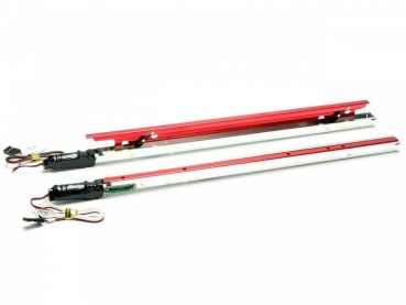 300mm Störklappen elektrisch, rot eloxiert 1 Paar (HV) Hochvolt 4,8-8,4V Pichler  15196