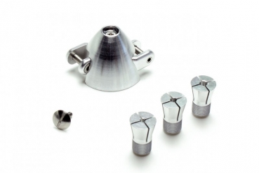 Preview: Z-Klappspinner Alu Ø 30mm inkl. Adapter für 2.0, 2.3, 3.0 und 3.17 mm Wellen