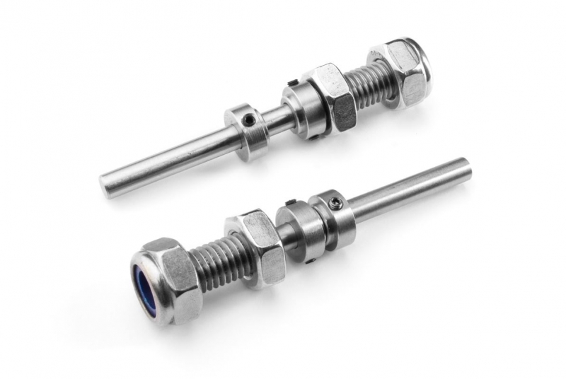 1 Paar Radachsen Ø 4mm M8 KAV50.0304