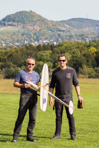 Falko - Holzbausatz eines Antikmodells in zeitgemäßer Bauweise Spw. 178cm Aeronaut 111600