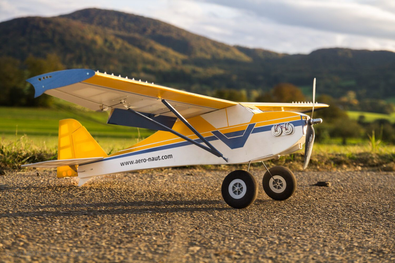 SPORTY Querrudertrainer mit Landeklappen (optional) Holzbausatz NEUHEIT 2024 Aeronaut