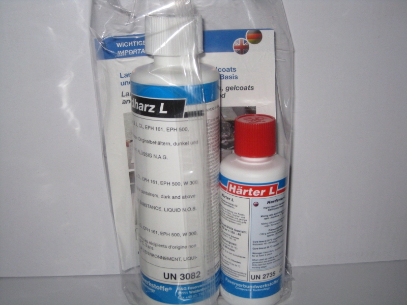Epoxydharz L 200g + Härter L 80g Topfzeit 40min 280g Packung