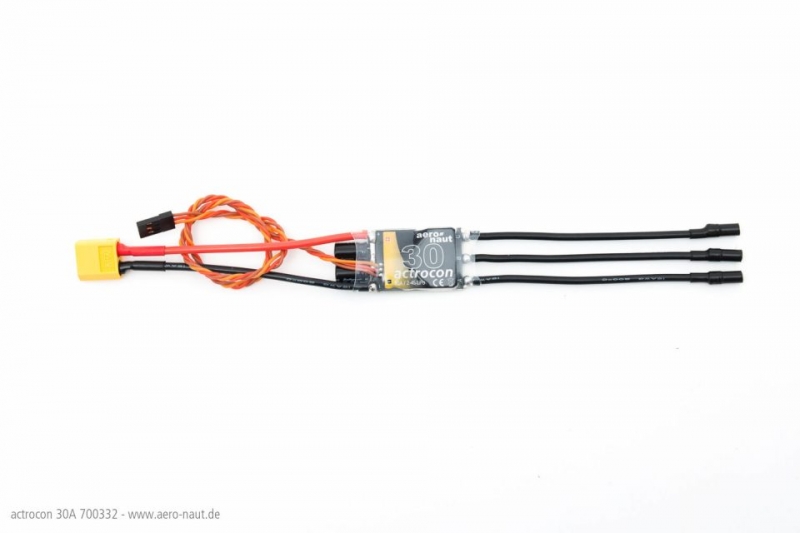 actrocon 30A brushless Regler für 2-4S Lipo BEC 4A Aeronaut 700332
