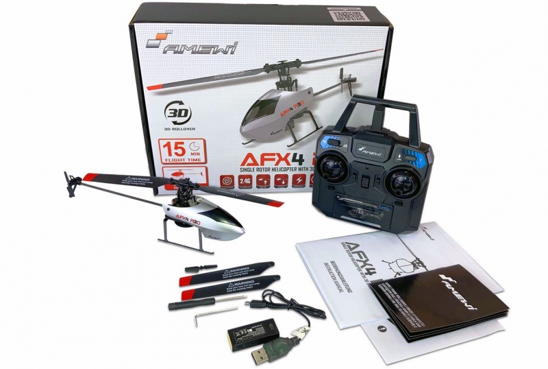 AFX4 R3D Single-Rotor Helikopter 4-Kanal 6G RTF Set