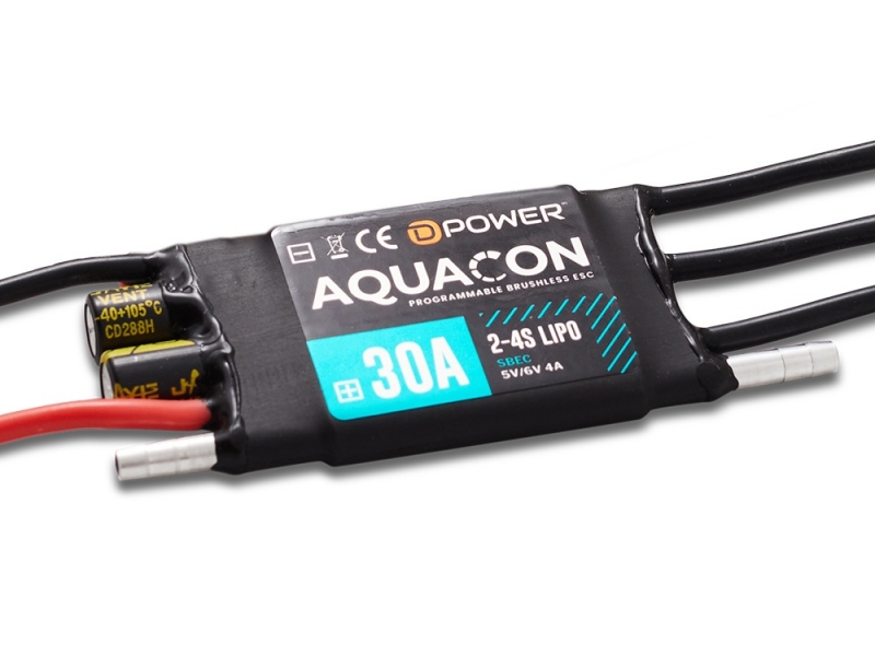 AQUACON 30A S-BEC Brushless Regler für Boote für 2-4S Lipo