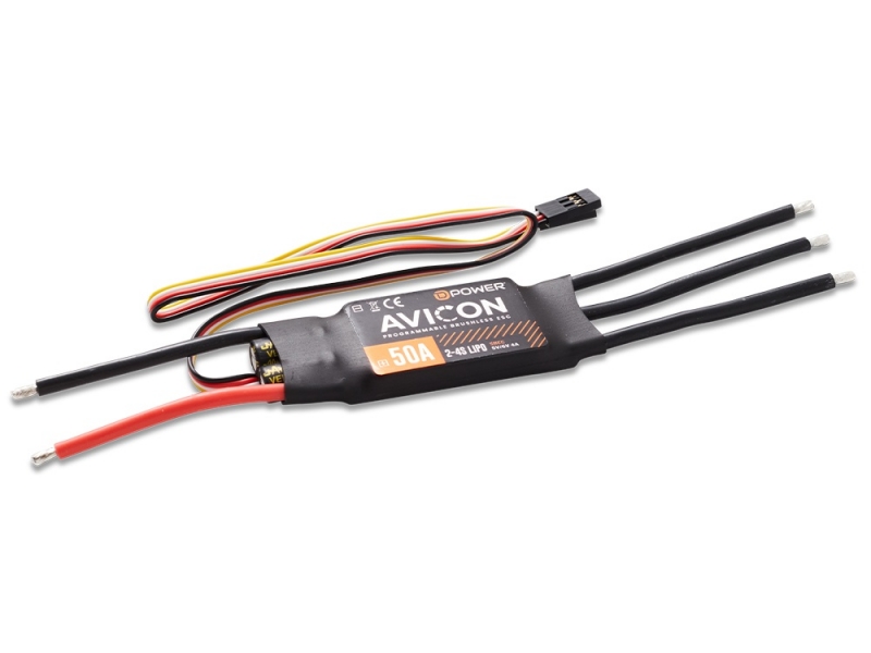 AVICON 50A S-BEC Brushless Regler für 2-4S Lipo