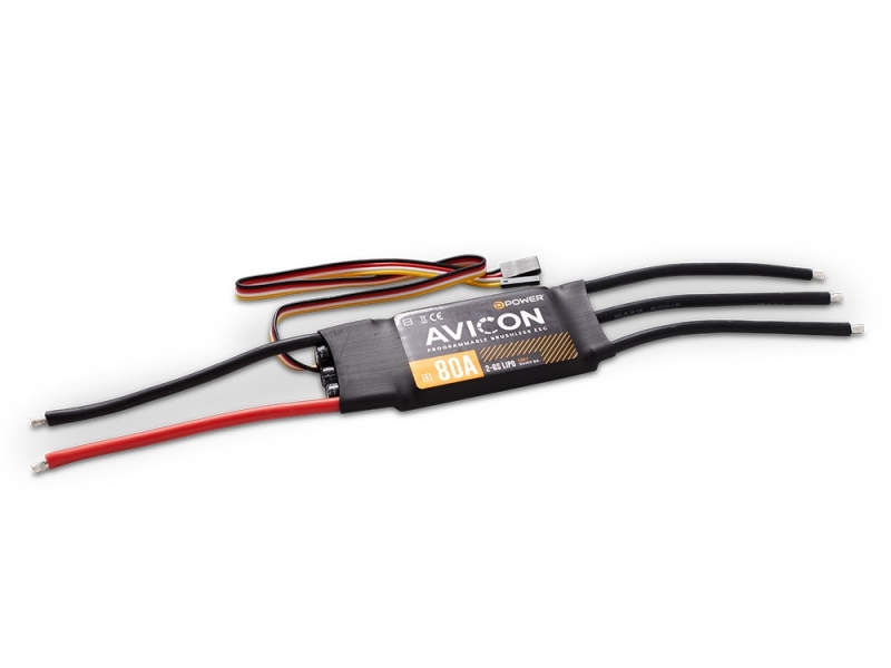 AVICON 80A S-BEC Brushless Regler für 2-6S Lipo
