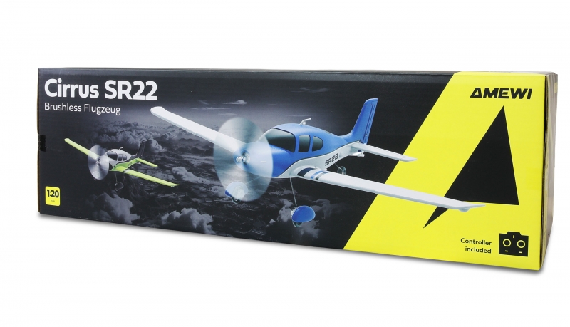 Cirrus SR22 brushless 520mm 4-Kanal 3D/6G RTF grün