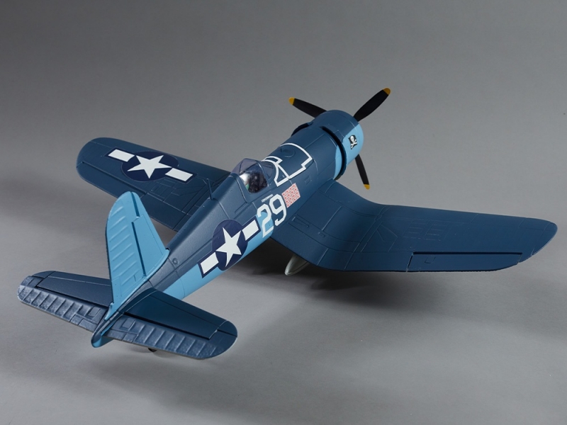 F4U Corsair blau Mini Warbird PNP 75cm von Derbee