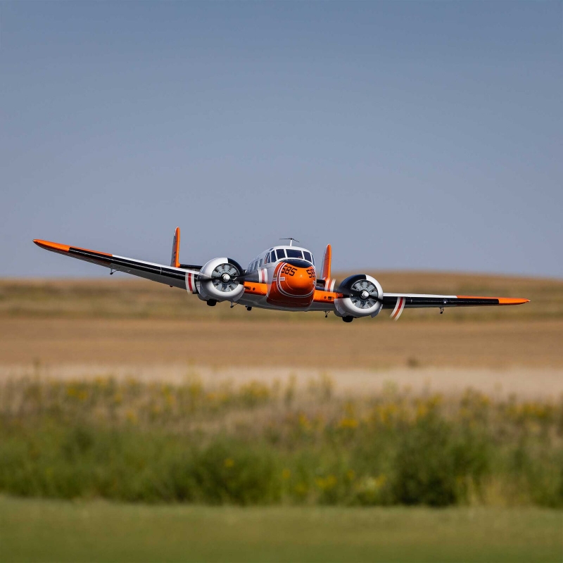 Beechcraft D18 1.5m BNF Version ein Traum von Flieger...2-motorig Ezfw. EFL-3726