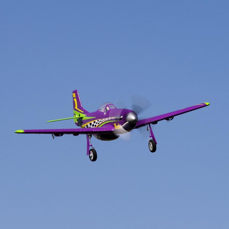 UMX P-51D Voodoo BNF Basic with AS3X and SAFE Select EFLU4350
