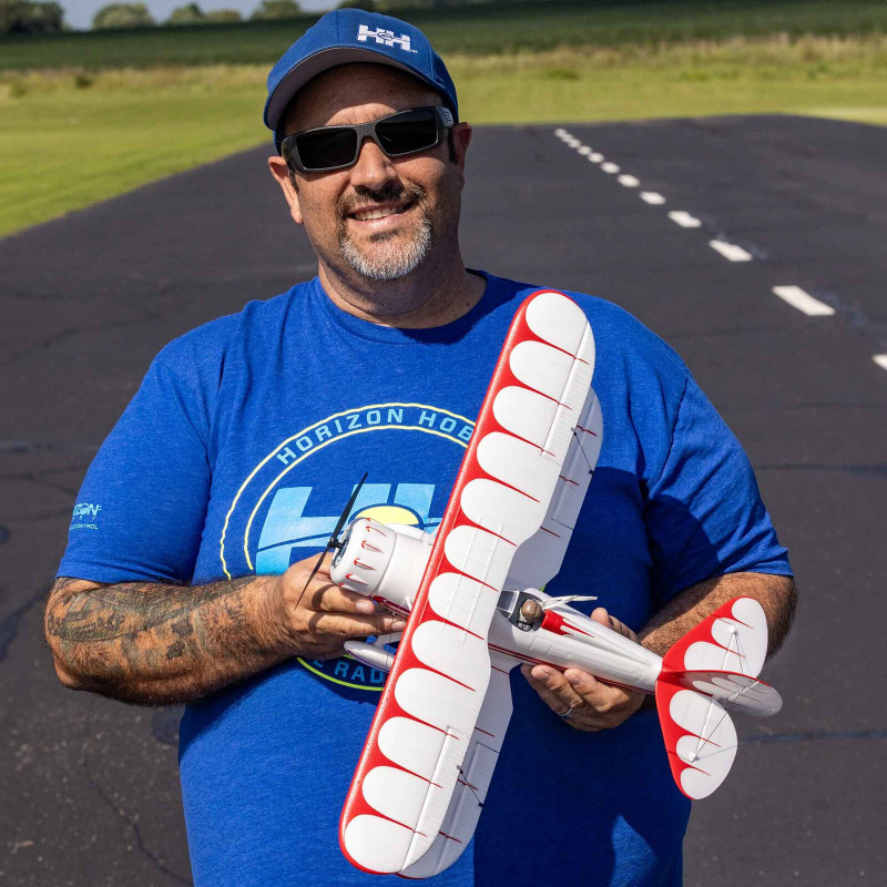 UMX WACO BNF Basic with AS3X and SAFE Select, White-red EFL53550 E-flite