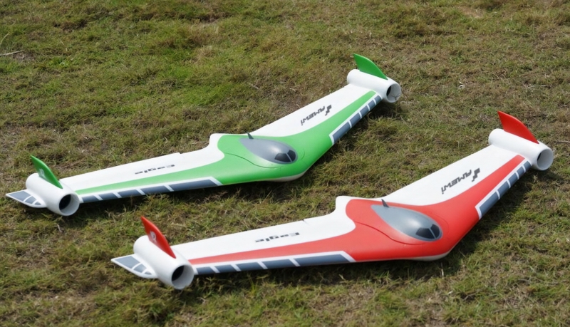 Eagle Twin V2 EDF Nurflügel 2x 40mm Impeller ROT