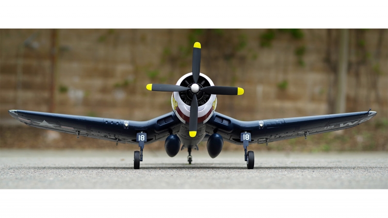 Arrows F4U Corsair V2 1100mm Elektromotor Warbird PUP powered by MODSTER