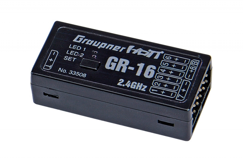 Graupner GR-16 HoTT Empfänger (8-Kanal) 33508