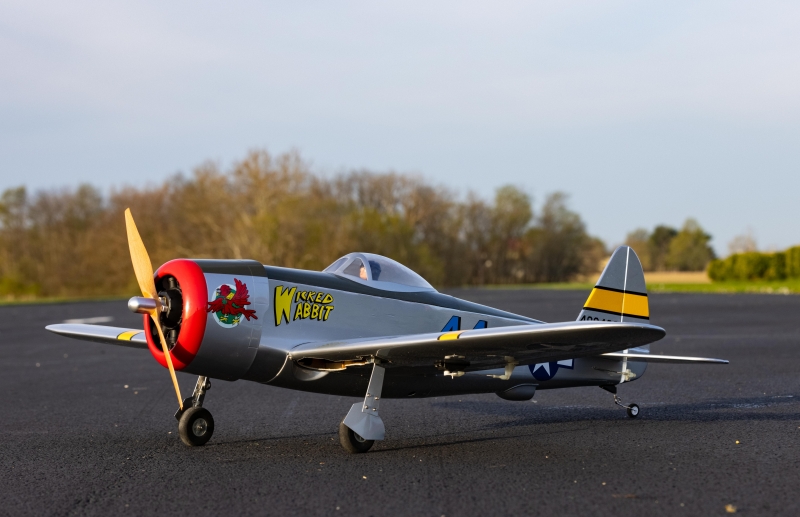 P-47 Thunderbolt PNP Fun Scale - ARF Modell mit installiertem BL-Antrieb, Servos und Einziehfahrwerk 145cm Hangar9 HAN3380