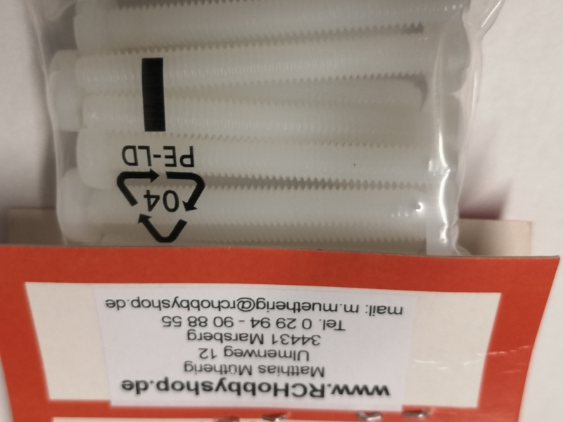 M6 x 50mm Nylon Schrauben Linsenkopf mit Kreuzschlitz VE=10 Stück REM Etter 10772