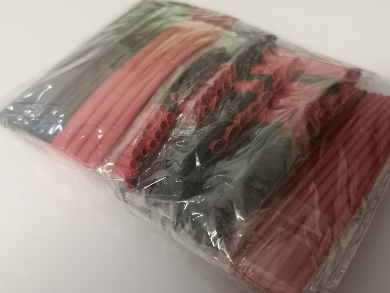 Schrumpfschlauch Set 127 Teile schwarz und rot Ø 3-10mm