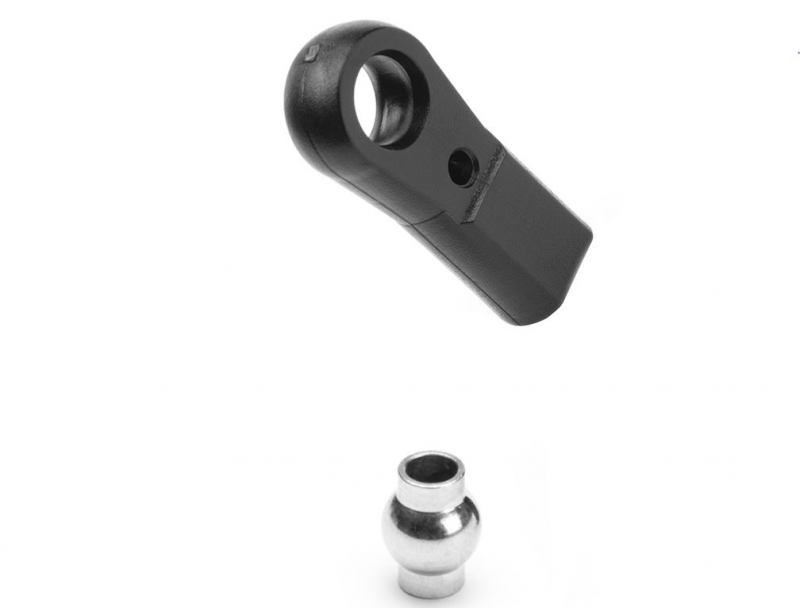 MAXI-Kugelgelenk M3, Zapfenkugel mit Bohrung, D=6,0mm, Bohrung 3,0mm, 1 Stück KAV1405