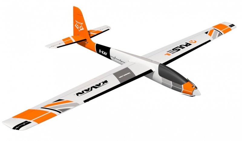 KAVAN Pulse 2200 V2 orange PNP - schnittiger Elekrosegler für jedermann