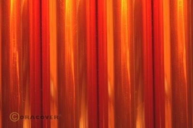 Oracover Bügelfolie transparent orange 10m Rolle 21-069-010