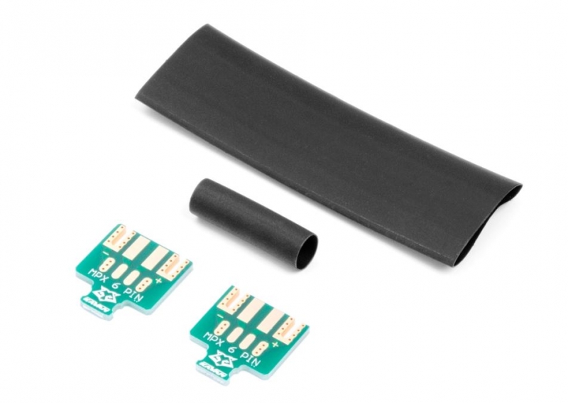 6-Pol Lötplatine kompatibel MPX 6-pol Stecker und Buchse 1 Paar