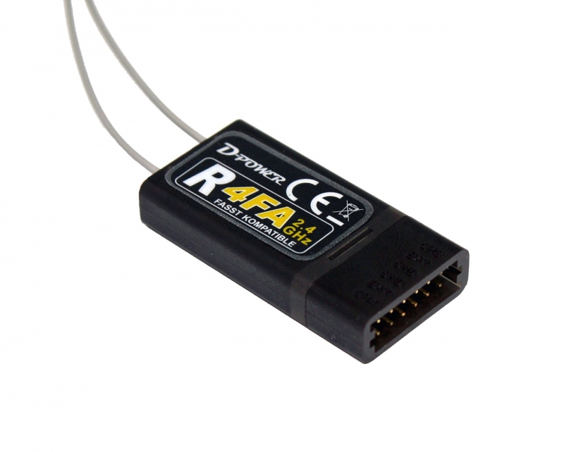 D-Power R- 4FA - 2.4 GHz Empfänger FASST kompatibel R4FA