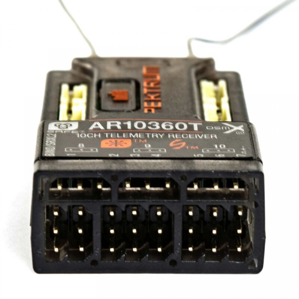 AR10360T DSMX 10-Channel AS3X & SAFE Telemetry Receiver