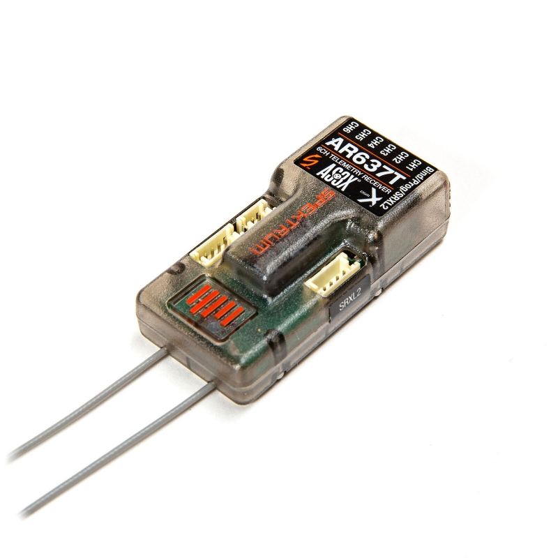 AR637T DSMX 6-Kanal AS3X & SAFE Telemetry Empfänger SPM-1032