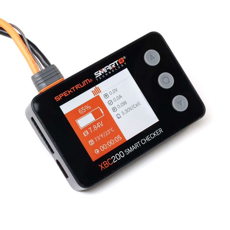 Spektrum Accessories XBC200 Smart LiPo Battery Checker & Servo Tester SPMXBC200