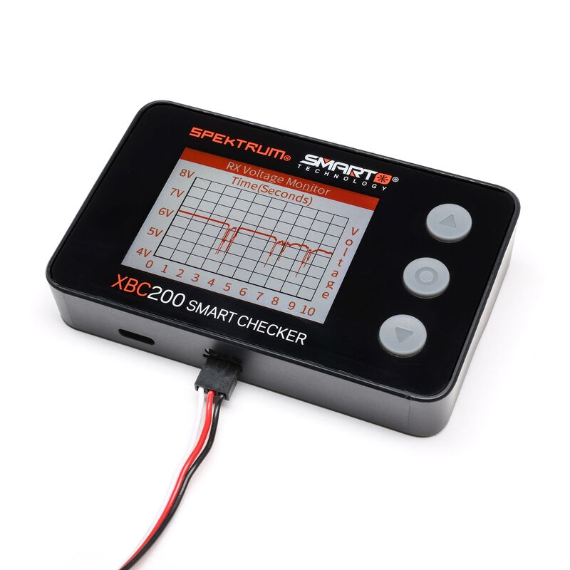 Spektrum Accessories XBC200 Smart LiPo Battery Checker & Servo Tester SPMXBC200