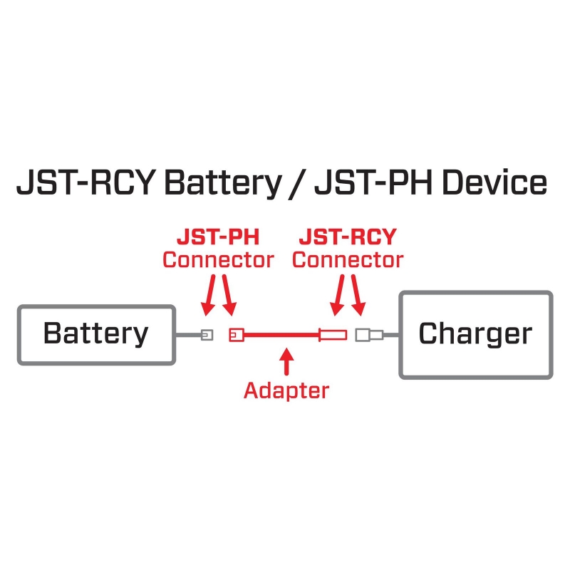 Adapter: JST-RCY Battery / JST-PH Device SPMXCA327
