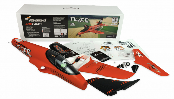 AMXFlight Tiger S Jet 55mm EDF PNP rot für 3S Lipo