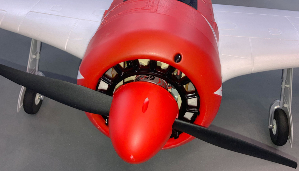 AMXFlight YAK-11 rot weiss EPO für 6S Lipo  PNP Spw.145cm