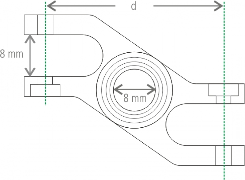 Z-Spinner Ø 55mm - Spinnerkappe, Alumittelteil und Gummiring 725179