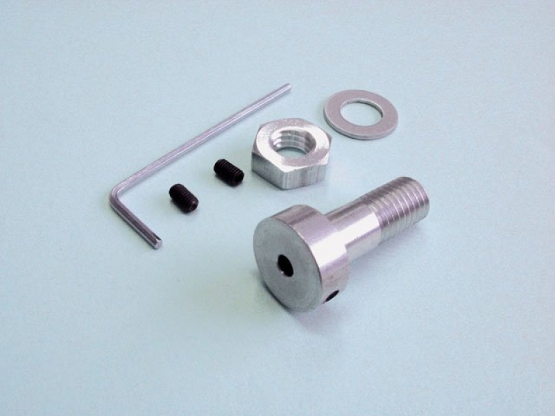 Luftschraubenkupplung / Mitnehmer 8mm für 3,2mm Welle