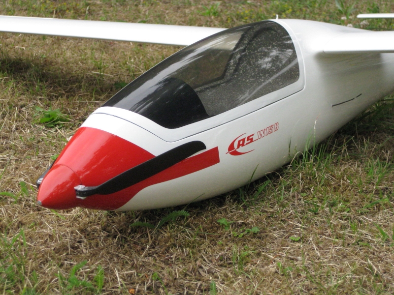 ASW-15B Kabinenhaube klar 1:4