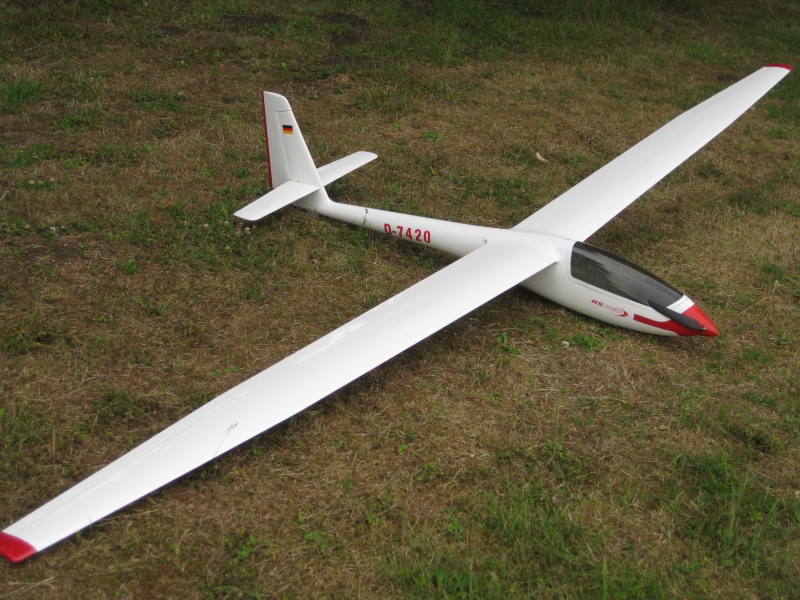 ASW-15B RCHobbyshop Kundenmodell mit Elektroantrieb