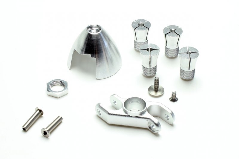 Z-Klappspinner Alu Ø 40mm inkl. Adapter für 3.0, 3.17, 4.0 und 5.0mm Wellen