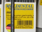 Silikon-Litze 4mm² schwarz sehr geschmeidig 1020x0,07mm Art.55051