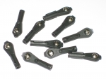 Nylon Kugelgelenk M3 mit vernickelter Messingkugel Ø 2mm Bohrung KAVAN KAV50.0120A/10