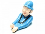 Pilotenfigur Charly für Segler, Maßstab ca. 1:4 Blau Extron X3249-B