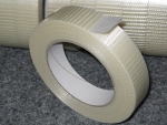 Filament Strapping Tape 25mm x 50m Rolle, längs- u. querverstärkt